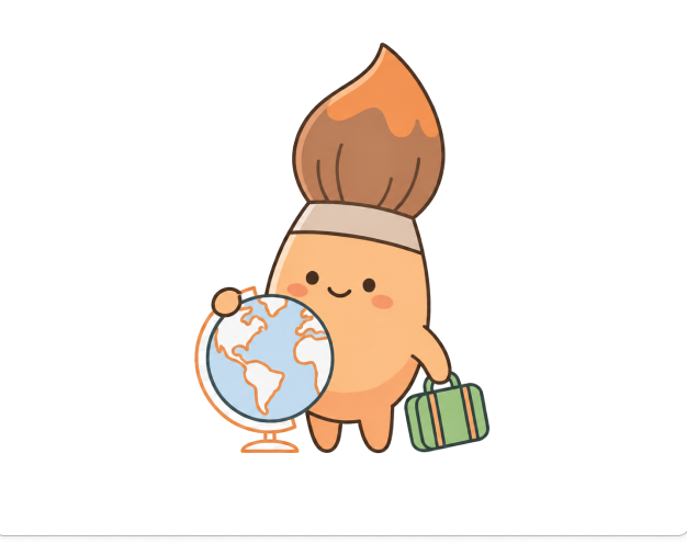글로벌캔버스 마스코트 브루